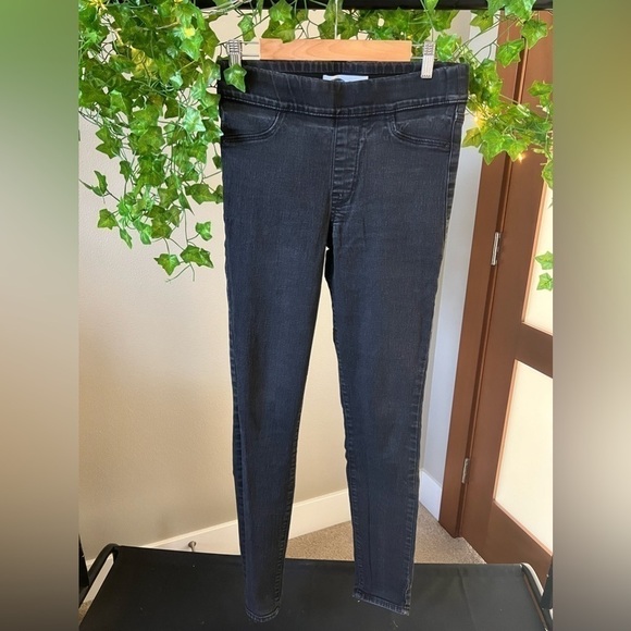 Black Old Navy jegging Mid rise size 8 tall - Picture 1 of 5